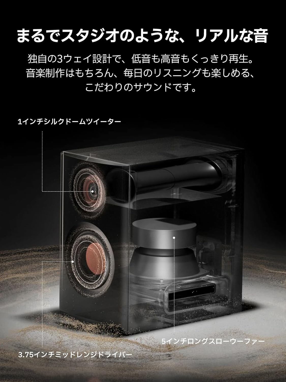 月額5,680円レンタルプラン：Edifier MR5 モニタースピーカー ED
