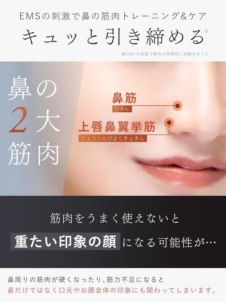 月額2,580円レンタルプラン：NIPLUX  Qnose 美顔器 NP-QN25BK ブラック