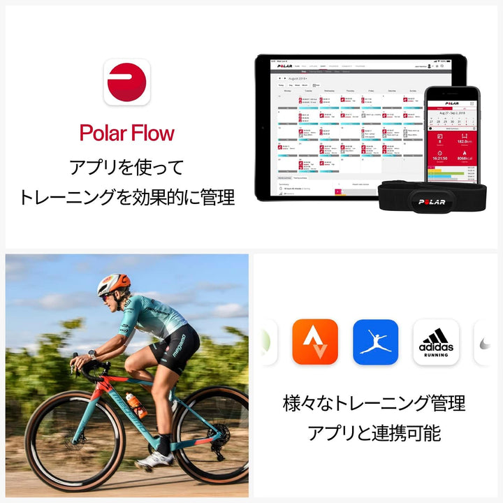 月額2,190円レンタルプラン：POLAR (ポラール) ポラール H10 N（ Polar H10 N） 胸 心拍センサー 【日本正規品】 ハートビート レッド