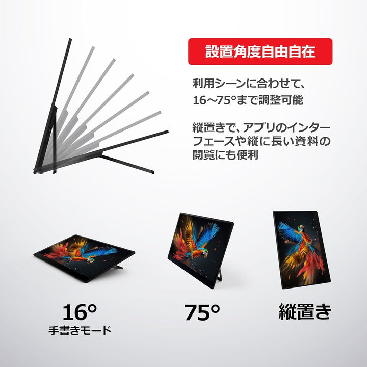 月額12,800円レンタルプラン：RICOH Light Monitor 150BW 液晶タブレット PZ-514912 ブラック