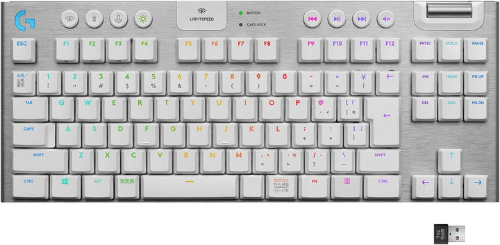 ロジクールのロジクールG913 ゲーミングキーボード G913-TKL-TCWHをレンタルできます。