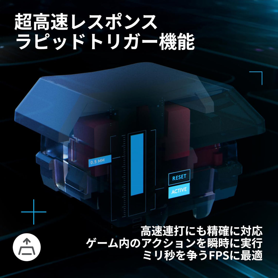 月額3,880円レンタルプラン： Logicool G G515 RAPID TKL 有線薄型アナログゲーミングキーボード G515-TKL-RT