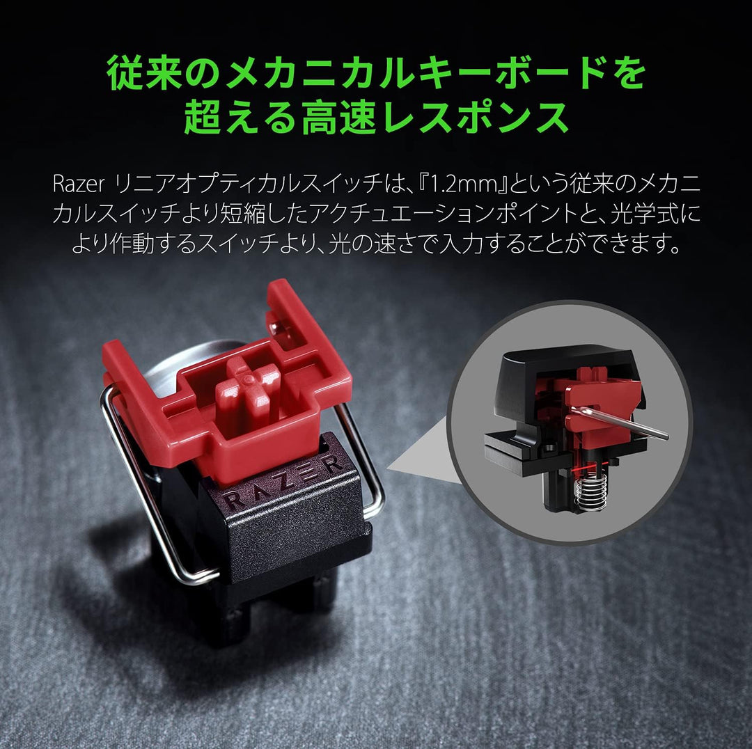 月額2,480円レンタルプラン：Razer Huntsman Mini Linear Optical Switch ゲーミングキーボード RZ03-03391100-R3J1