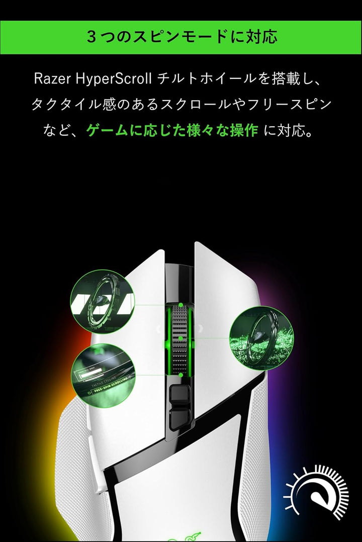 月額3,380~3,880円レンタルプラン：Razer Basilisk V3 Pro ゲーミングマウス