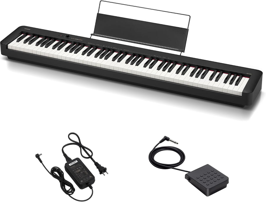 CASIOの電子ピアノ CDP-S105BKをレンタルできます。