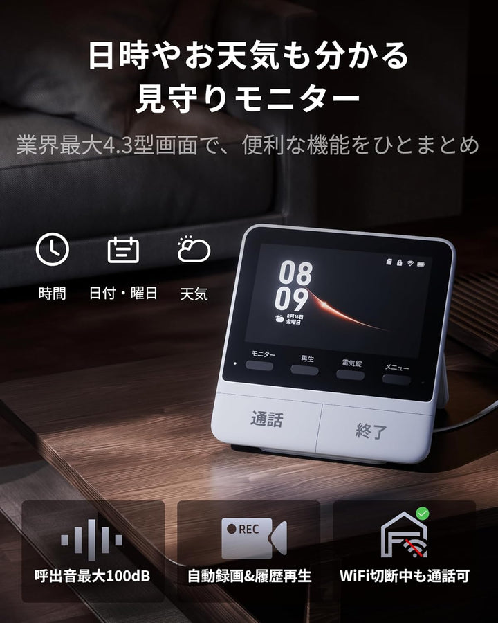 月額2,980円レンタルプラン：SwitchBot スマートテレビドアホン スマートロック W6802000