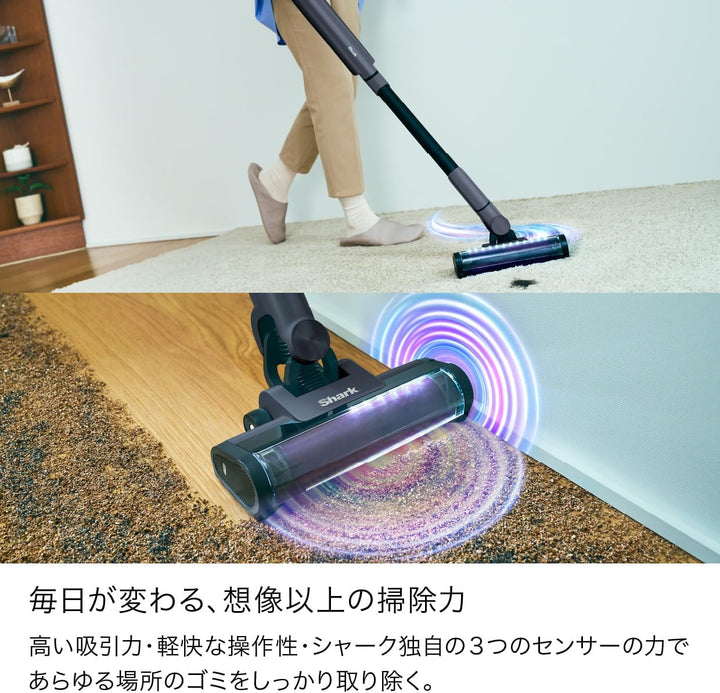 月額7,980円レンタルプラン：シャーク EVOPOWER SYSTEM NEOII+ コードレススティッククリーナー 掃除機 LC551JBK