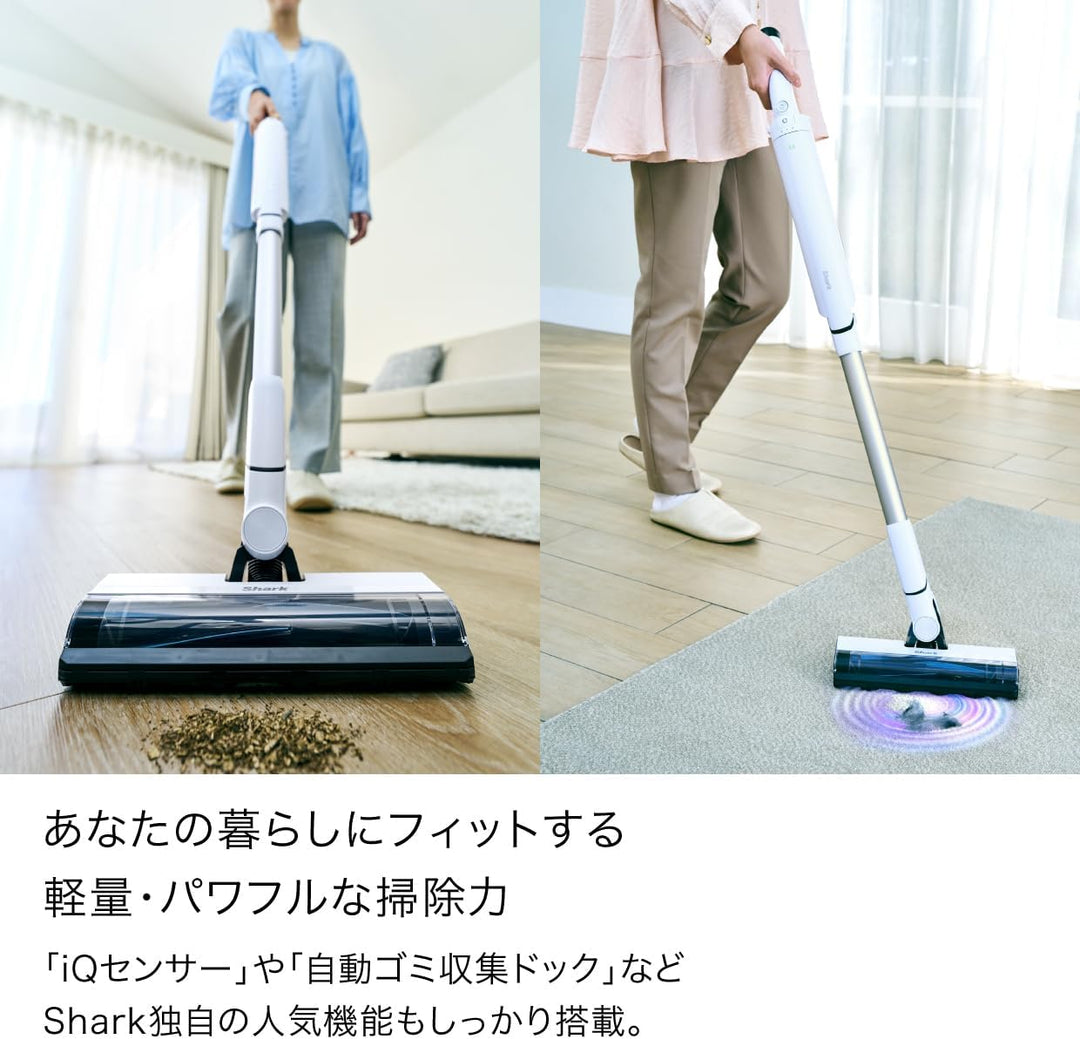 月額3,980円レンタルプラン：シャーク EVOPOWER SYSTEM FIT+ コードレススティッククリーナー 掃除家電 電動モップ LC150J
