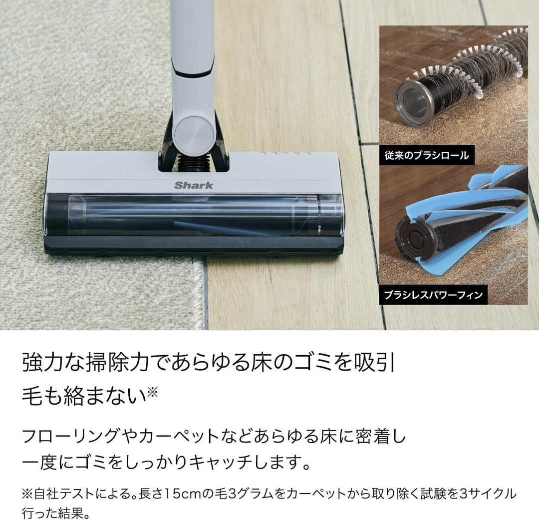 月額5,980円レンタルプラン：シャーク EVOPOWER SYSTEM FIT コードレススティッククリーナー 掃除機 LC100J