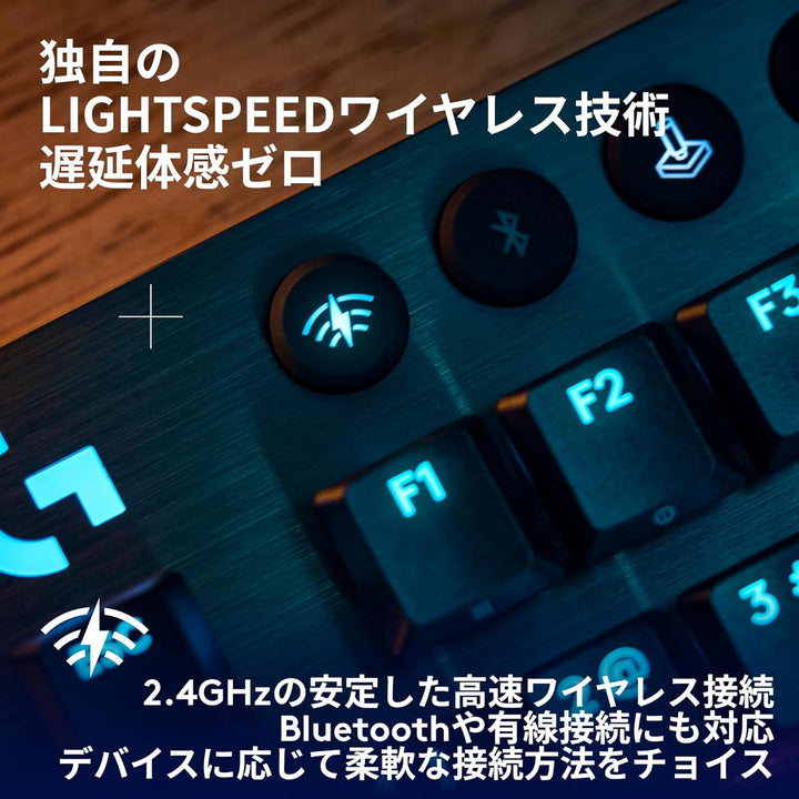 月額4,980円レンタルプラン：Logicool G G915 X LIGHTSPEED TKL ワイヤレス薄型ゲーミングキーボード G915WLX-TKL