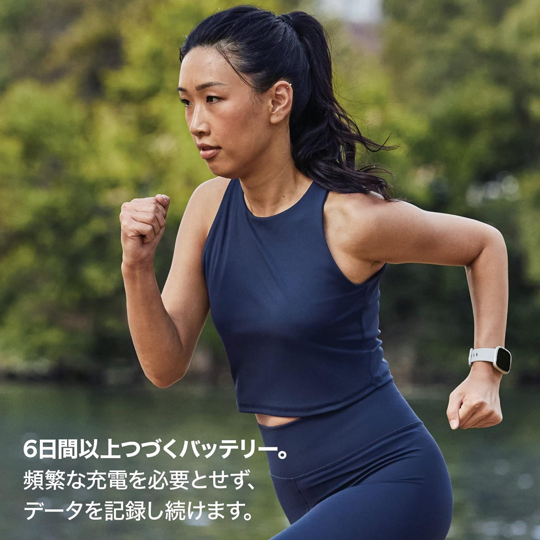 月額3,280円レンタルプラン：Fitbit Sense 2 スマートウォッチ ストレスマネジメント Suica対応 ストレス軽減 健康管理 Suica対応 FB521SRWT-FRCJK ルナホワイト