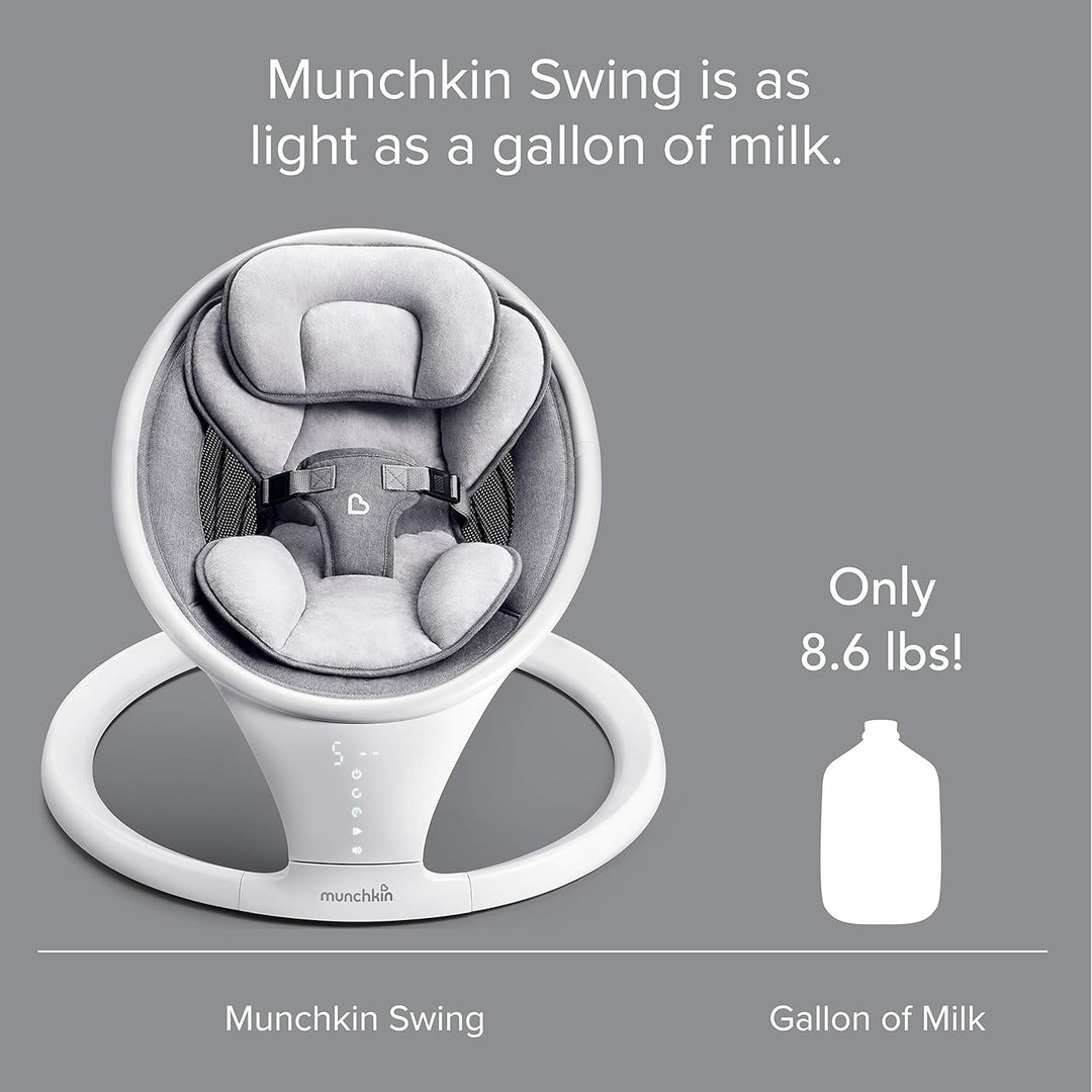 月額4,980円レンタルプラン：munchkin 電動ベビースウィング FTMU21330 ホワイト