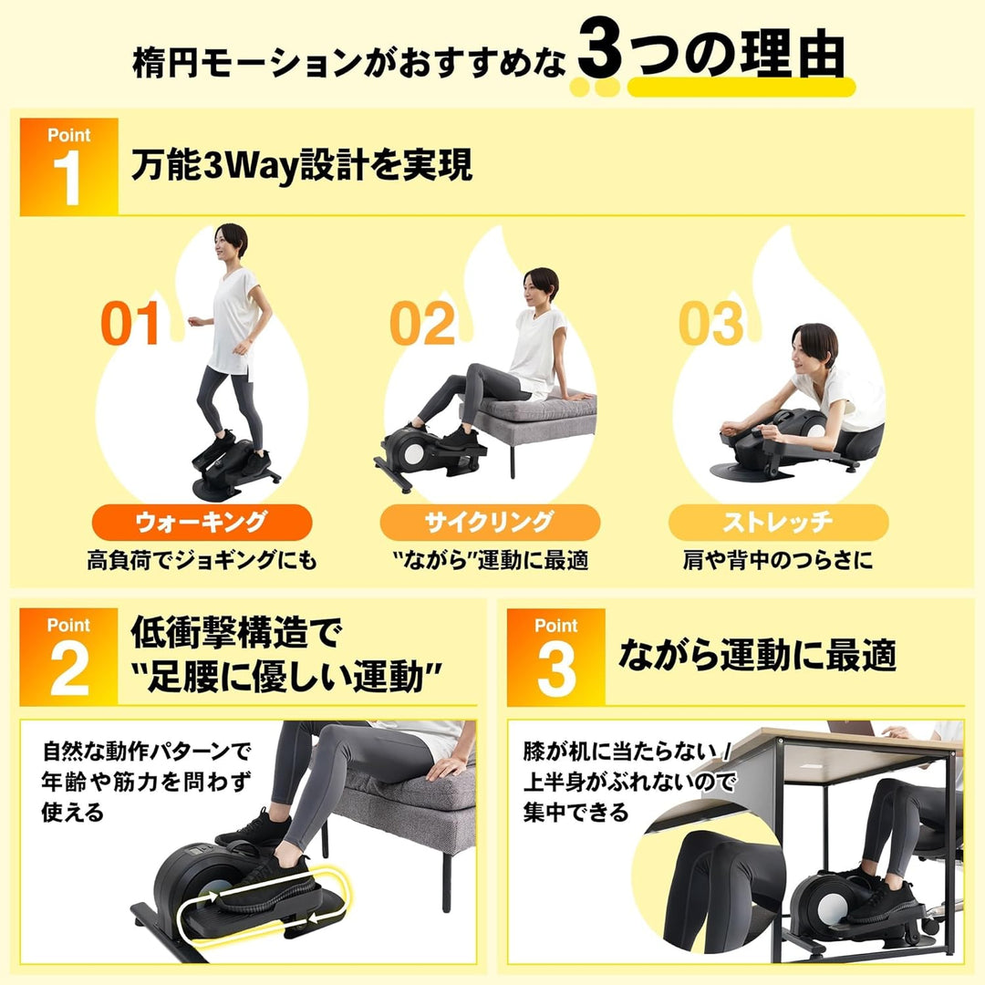 月額2,380円レンタルプラン：STEADY ステッパー ST153 ブラック