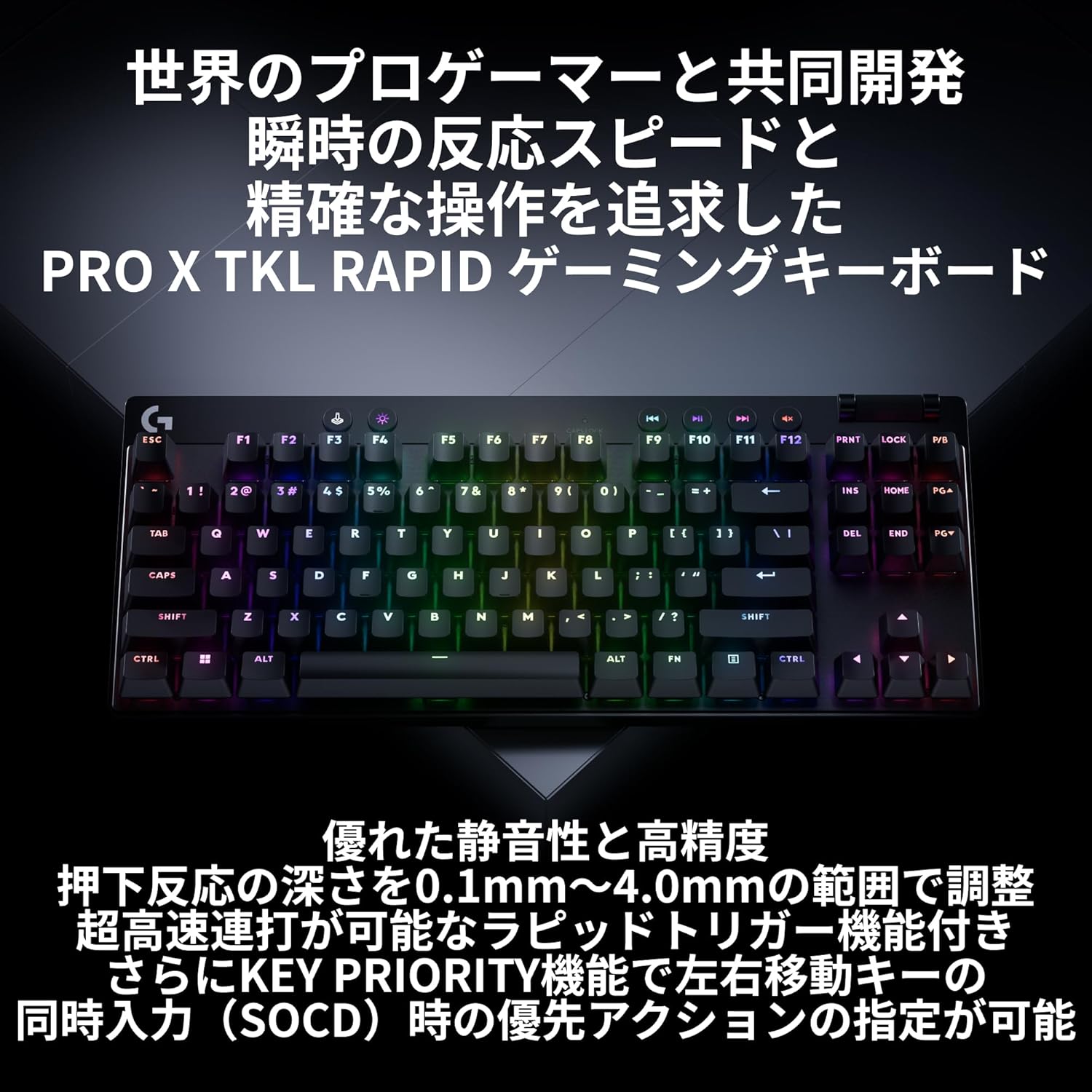 X TKL RAPID PRO G Logicool Logitech Pro キーボード ゲーミング