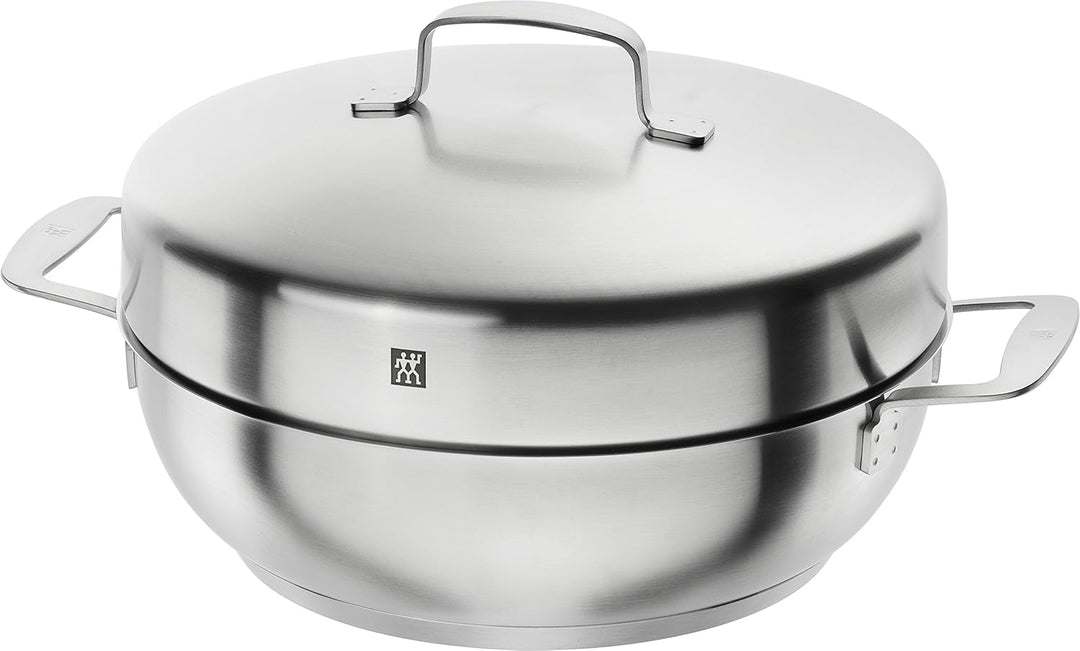 月額2,680円レンタルプラン：ZWILLING ツヴィリング プラス スモーカーセット 28cm 40999-028 & ツヴィリング ツイン スペシャル ガラス蓋 28cm 40990-928