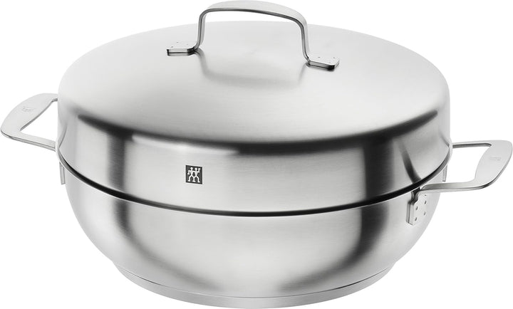 月額2,680円レンタルプラン：ZWILLING ツヴィリング プラス スモーカーセット 28cm 40999-028 & ツヴィリング ツイン スペシャル ガラス蓋 28cm 40990-928