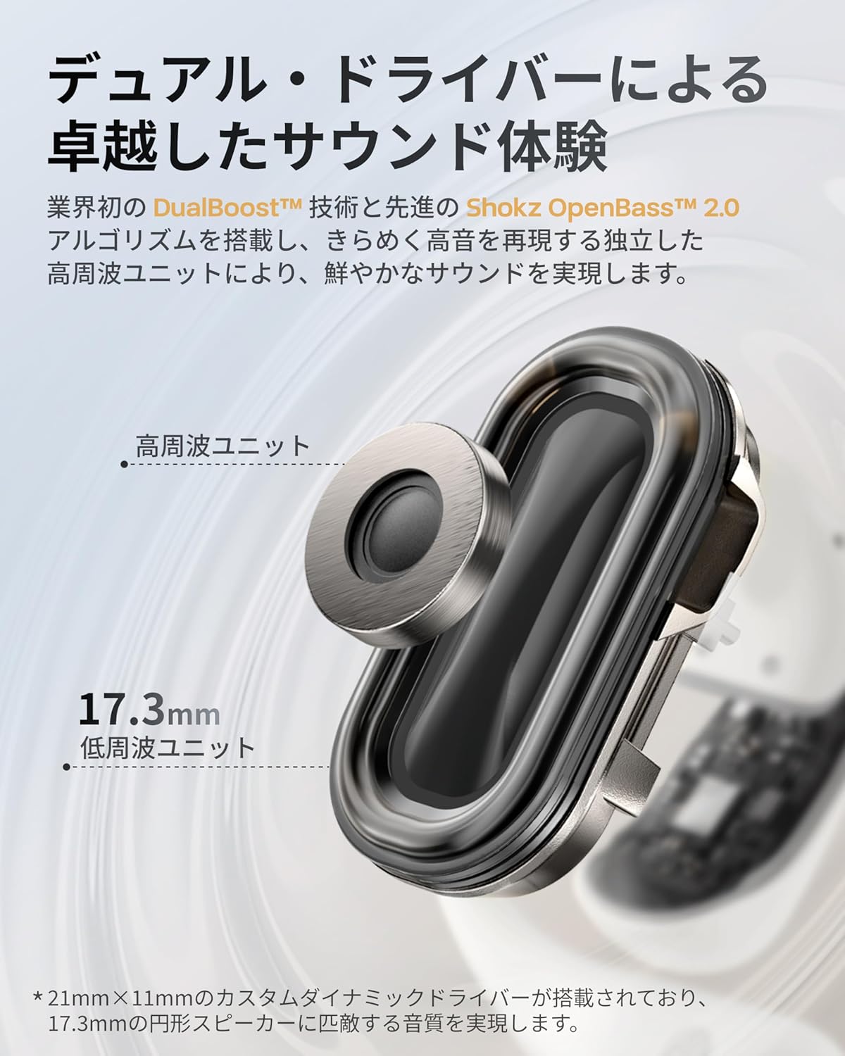 月額3,980円レンタルプラン：Shokz OpenFit 2+ オープンイヤー