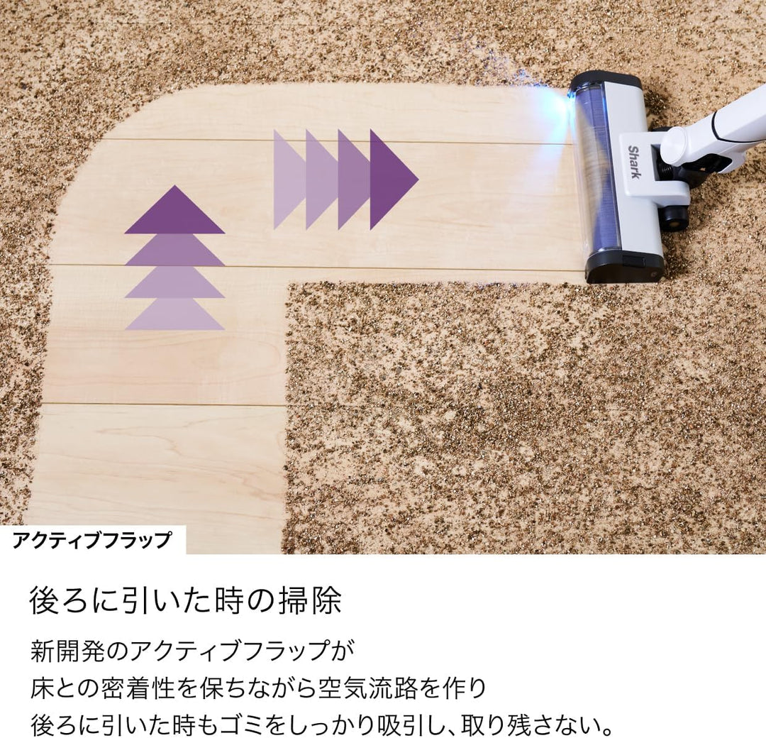 月額9,800円レンタルプラン：シャーク EVOPOWER SYSTEM BOOST コードレススティッククリーナー 掃除機 LC600JGYNC
