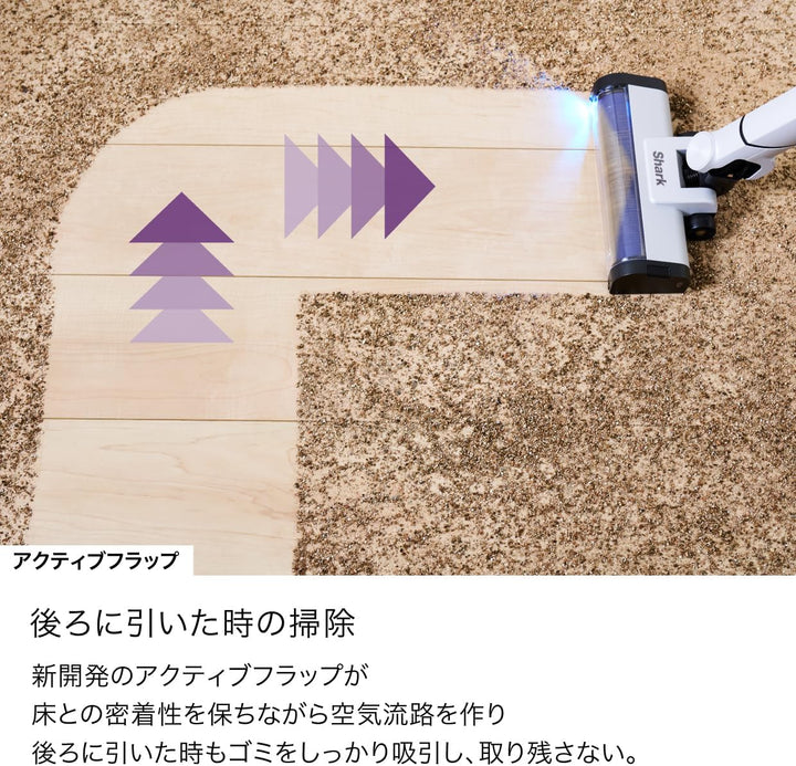 月額9,800円レンタルプラン：シャーク EVOPOWER SYSTEM BOOST コードレススティッククリーナー 掃除機 LC600JGYNC
