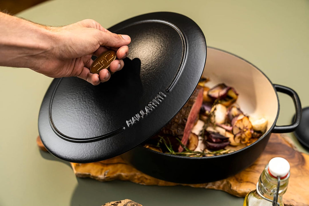 月額2,380円レンタルプラン：Ballarini ベラモンテ ラウンド 22cm ホーロー鍋 Z1023-633