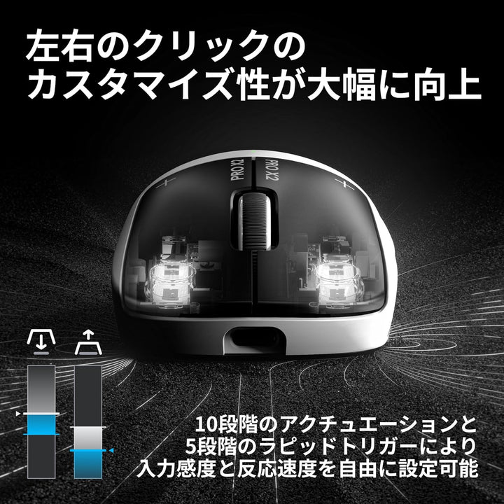 月額3,980円レンタルプラン：Logicool G PRO X2 SUPERSTRIKE ゲーミングマウス ワイヤレスマウス G-PPD-004WL-STRKd