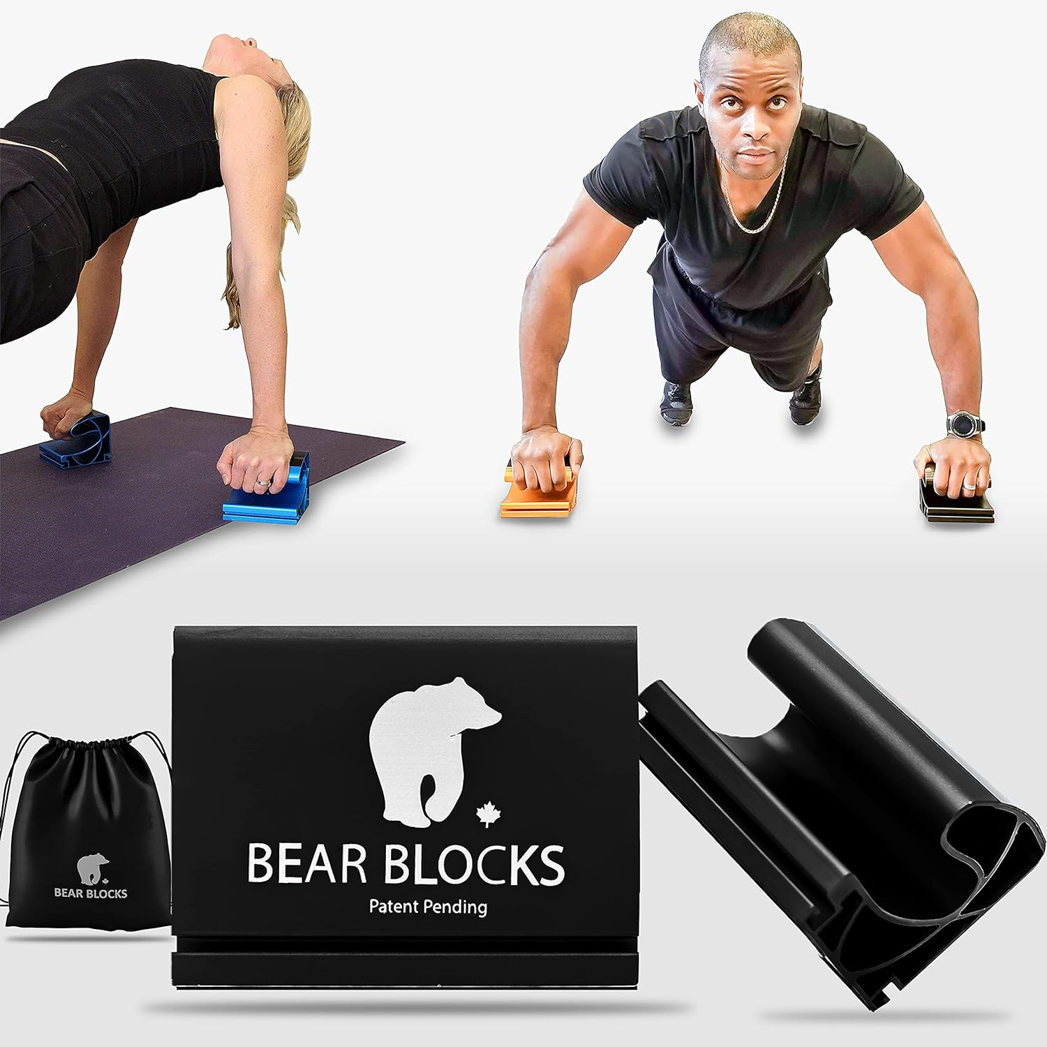 月額2,380円レンタルプラン：Bear Blocks プッシュアップバー ブラック