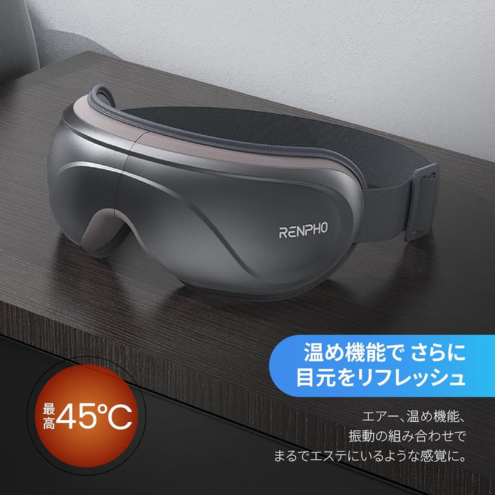 月額2,380円レンタルプラン：RENPHO Eyeris 2 アイウォーマー R-G006-GY グレー