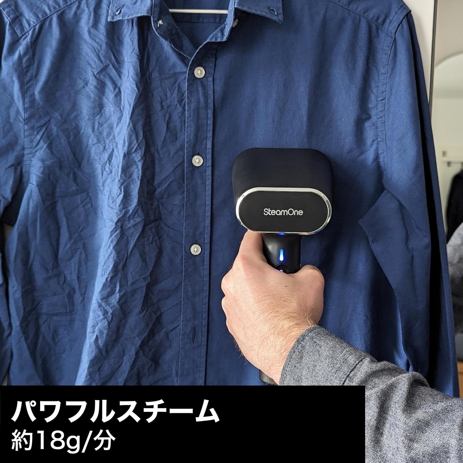 月額2,880円レンタルプラン：SteamOne 衣類スチーマー S-Nomad NS1750B