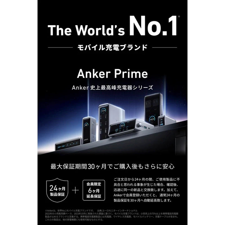 月額4,880円レンタルプラン：Anker Prime ドッキングステーション (14-in-1, Dual Display, 160W) A83B65A1