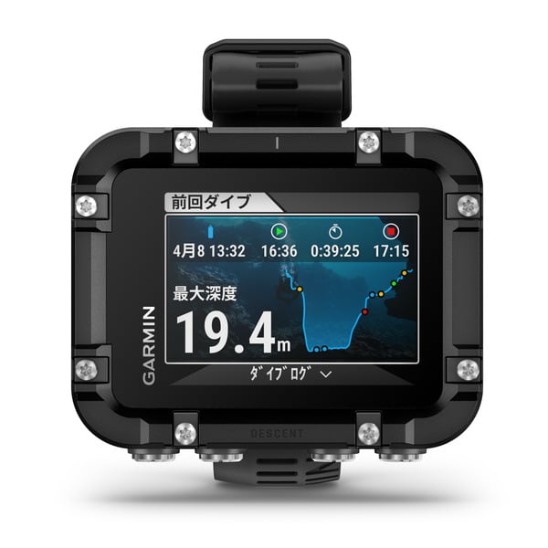 月額18,800円レンタルプラン：GARMIN Descent X30 GPSダイブコンピューター スマートウォッチ 010-03892-10 ブラック