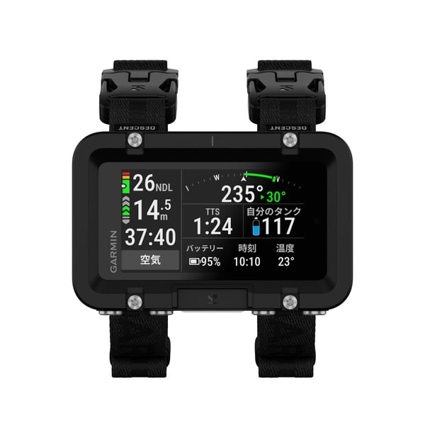 月額39,800円レンタルプラン：GARMIN Descent X50i GPSダイブコンピューター スマートウォッチ 010-02853-10 ブラック
