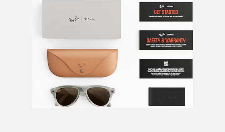月額16,800円レンタルプラン：RAY-BAN META (GEN 3) AVIATOR LIMITED EDITION ARグラス