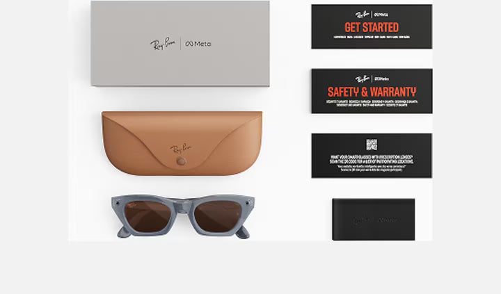 月額13,800円レンタルプラン：RAY-BAN META (GEN 3) ZENA ARグラス