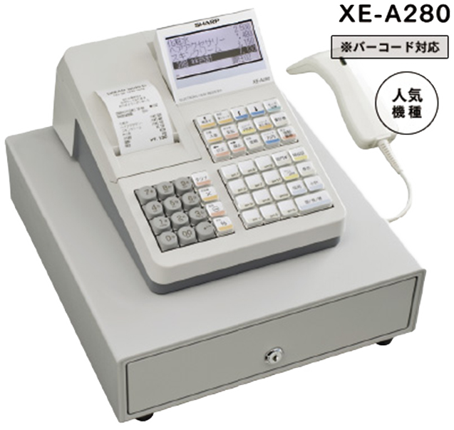 ユニエイム 簡易レジ レジ・券売機 XE-A280をレンタルできます。