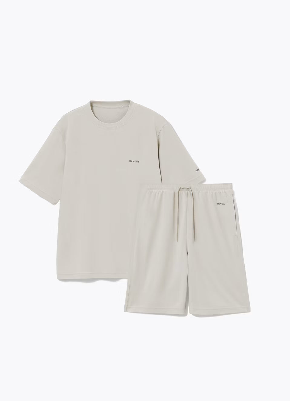 月額4,280円レンタルプラン：BAKUNE スムース 上下セット（半袖Tシャツ・ショートパンツ） リカバリーウェア