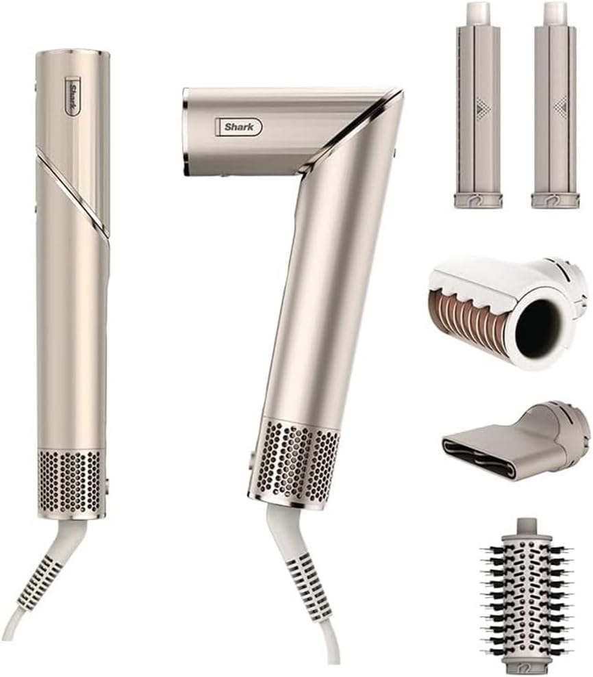 月額2,880円レンタルプラン：Shark FlexStyle ヘアドライヤー マルチスタイリング 多彩なヘアアレンジ HD434JPK フラミンゴピンク