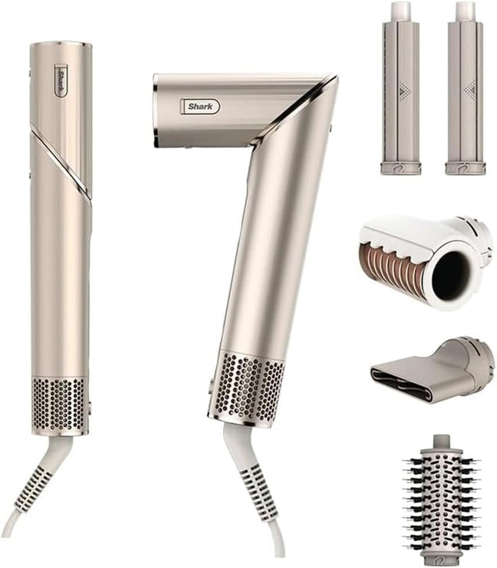 月額2,880円レンタルプラン：Shark FlexStyle ヘアドライヤー マルチスタイリング 多彩なヘアアレンジ HD434JPK フラミンゴピンク