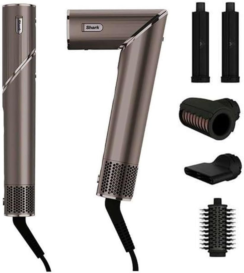 月額2,880円レンタルプラン：Shark FlexStyle ヘアドライヤー マルチスタイリング 多彩なヘアアレンジ HD434JPK フラミンゴピンク