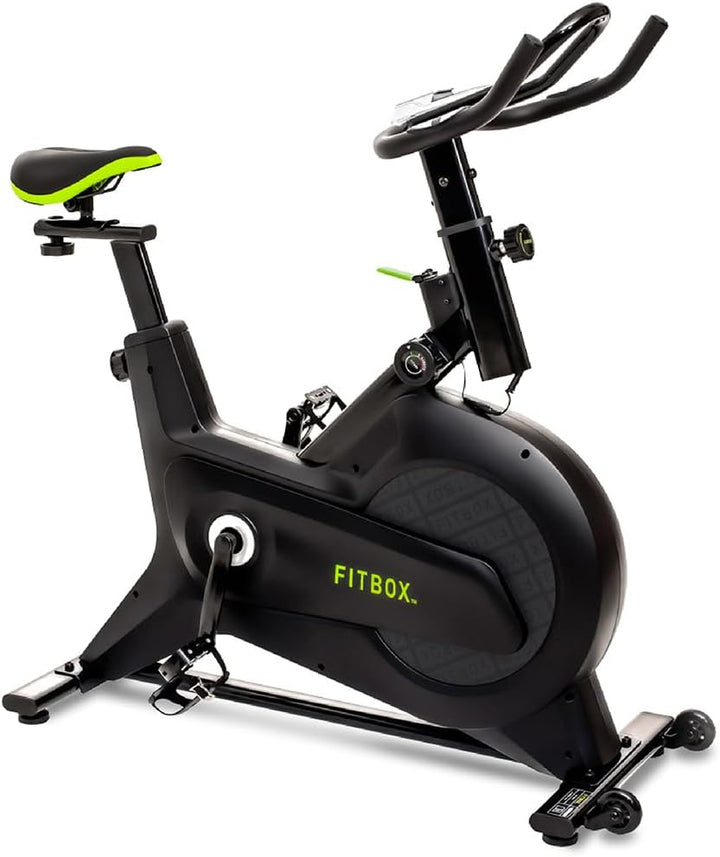 月額5,880円レンタルプラン：FITBOX フィットネスバイク 静音 コンパクト オシャレ FBX-001B_01 ブラック