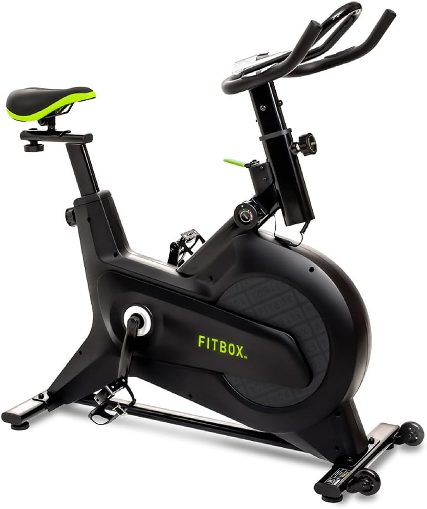 月額5,880円レンタルプラン：FITBOX フィットネスバイク 静音 コンパクト オシャレ FBX-001B_01 ブラック