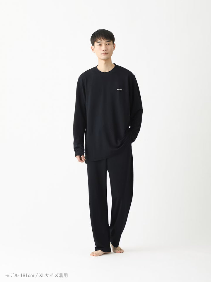 月額4,580円レンタルプラン：BAKUNE スムース 上下セット（長袖Tシャツ・ロングパンツ） リカバリーウェア