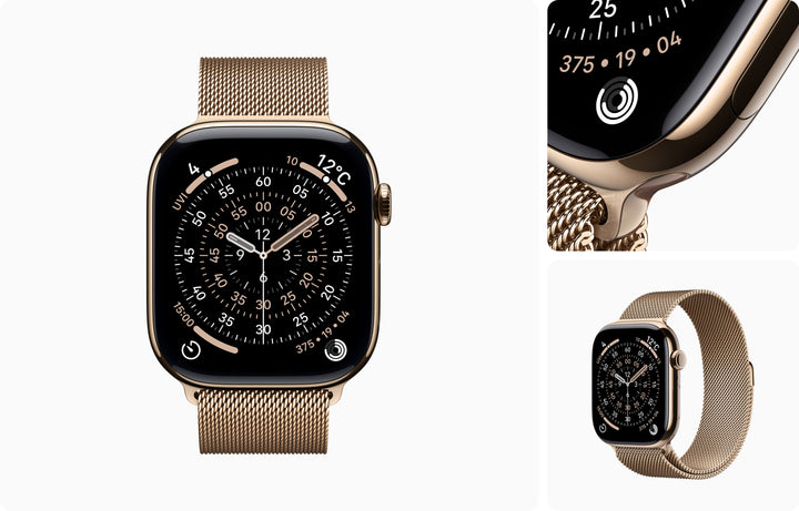 Apple Watch Series 11 チタニウム ゴールドをレンタルできます。