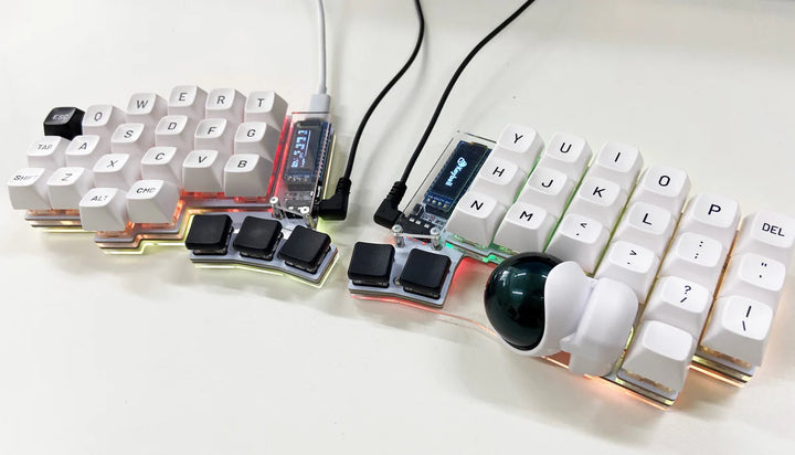 月額3,980円レンタルプラン：Keyball44 キーボード 分割キーボード C1500BZ-02-1
