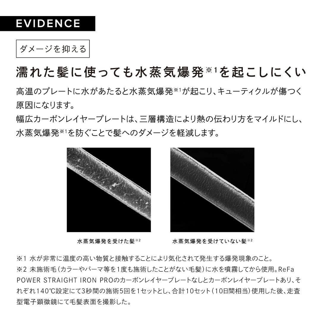 月額5,580円レンタルプラン：ReFa POWER STRAIGHT IRON PRO RE-BS-02A ホワイト