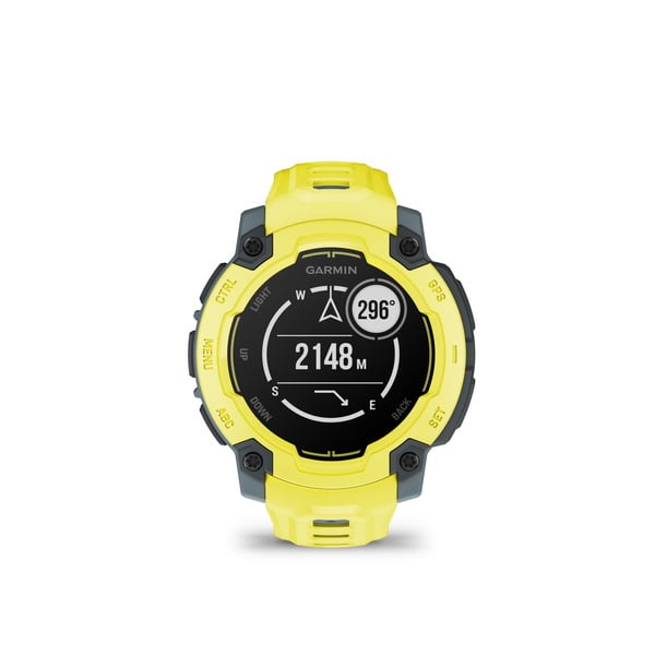月額8,800円レンタルプラン：GARMIN Instinct E タフネスGPSウォッチ Electric Lime 45mm-Lime スマートウォッチ 010-02933-22