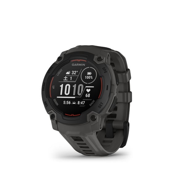 Garmin Instinct E タフネスGPSウォッチ Black / Charcoal 45mm-Black スマートウォッチ 010-02933-12をレンタルできます。