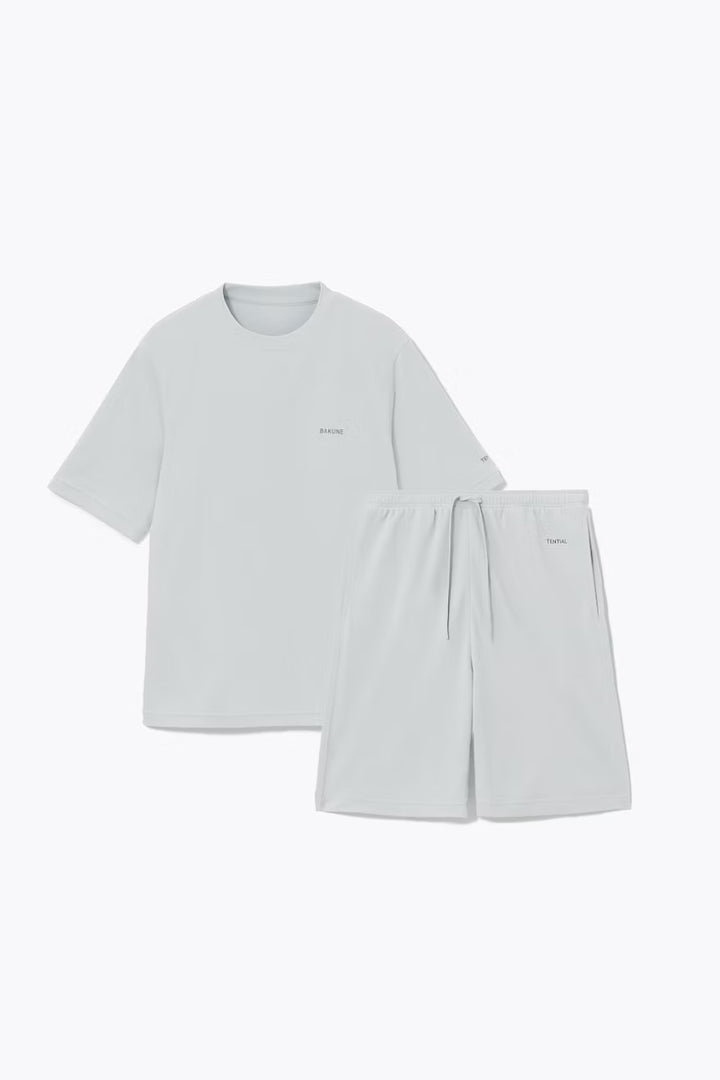月額4,280円レンタルプラン：BAKUNE スムース 上下セット（半袖Tシャツ・ショートパンツ） リカバリーウェア