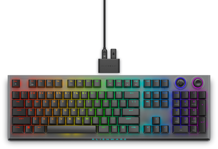 Dell Alienware Tri-Modeワイヤレス ゲーミング キーボード AW920Kをレンタルできます。