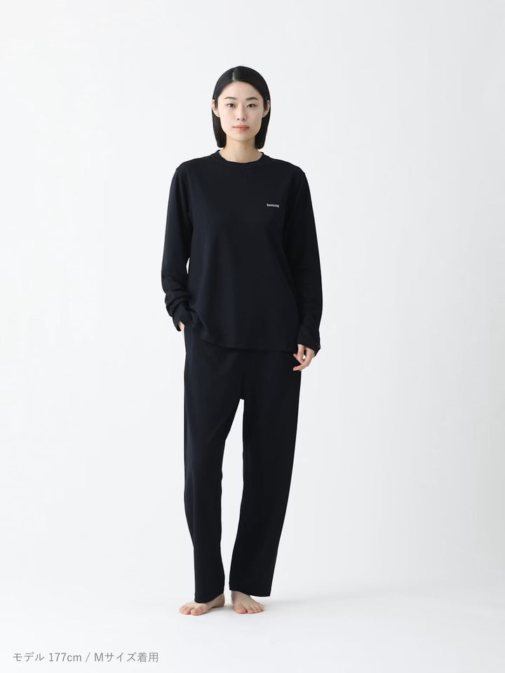 月額4,580円レンタルプラン：BAKUNE スムース 上下セット（長袖Tシャツ・ロングパンツ） リカバリーウェア