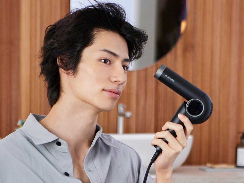 月額1,980円レンタルプラン：コイズミ ハイスピード ライトドライヤー ヘアケア KHD-9580 ブラック